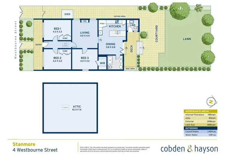 Floorplan of Homely house listing, 4 Westbourne Street, Stanmore NSW 2048