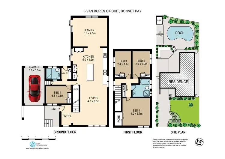 Floorplan of Homely house listing, 3 Van Buren Circuit, Bonnet Bay NSW 2226