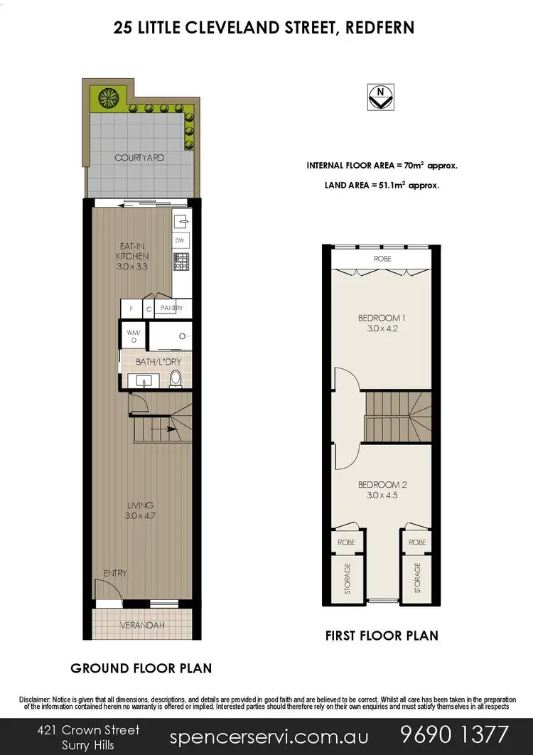 Floorplan of Homely house listing, 25 Little Cleveland Street, Redfern NSW 2016