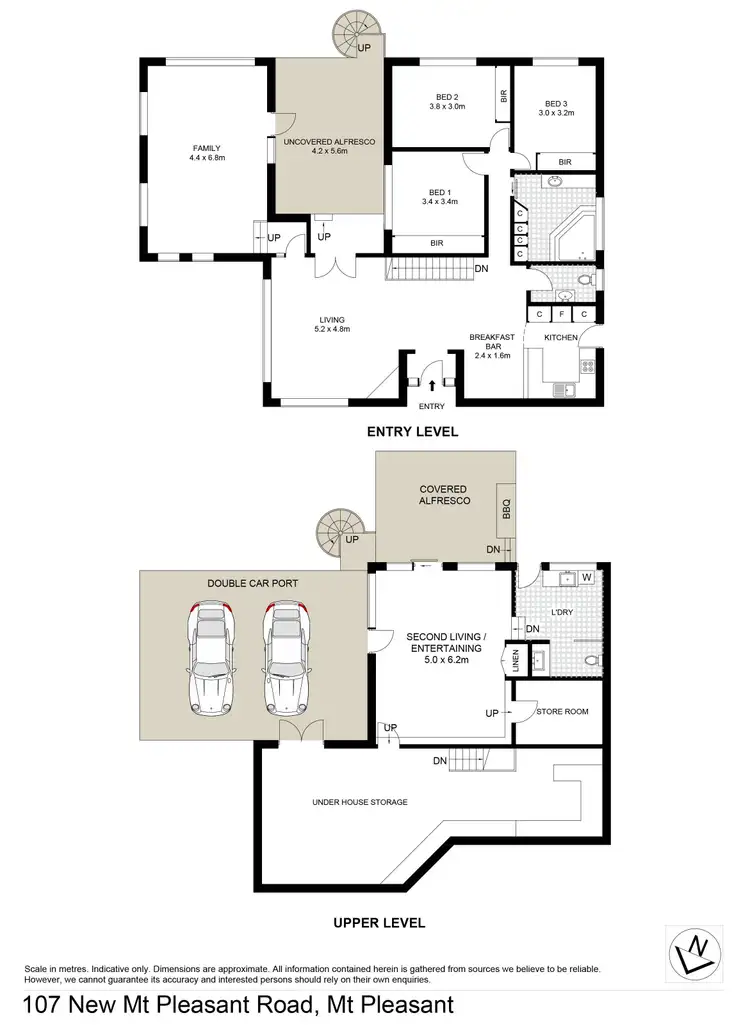 Floorplan of Homely house listing, 107 New Mount Pleasant Road, Mount Pleasant NSW 2519