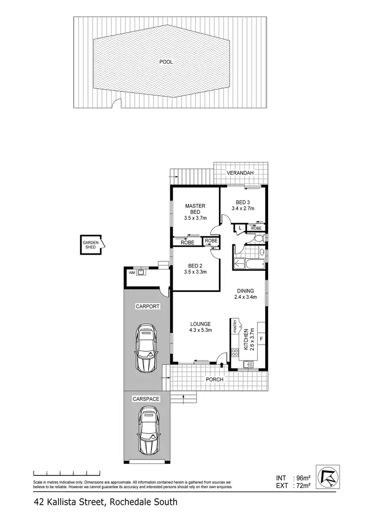 Floorplan of Homely house listing, 42 Kallista Road, Rochedale South QLD 4123