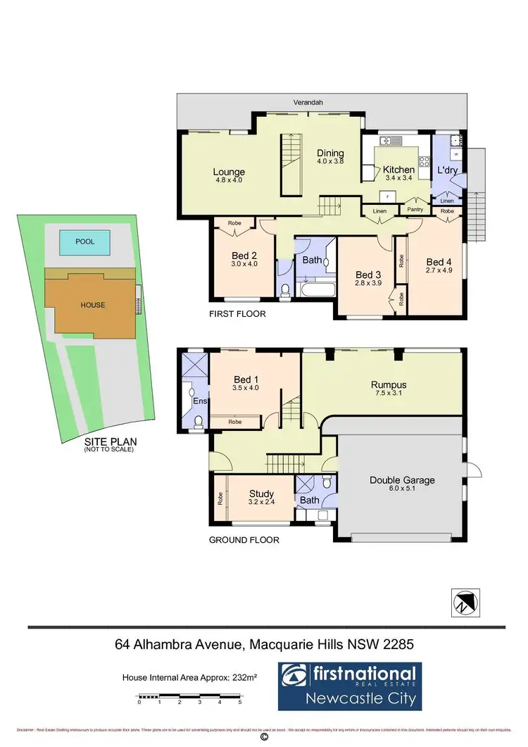 Floorplan of Homely house listing, 64 Alhambra Avenue, Macquarie Hills NSW 2285