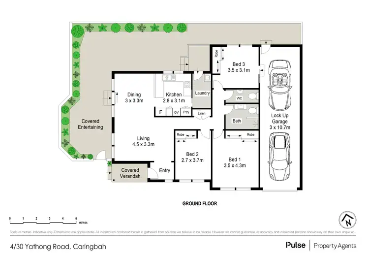 Floorplan of Homely villa listing, 4/30 Yathong Road, Caringbah NSW 2229