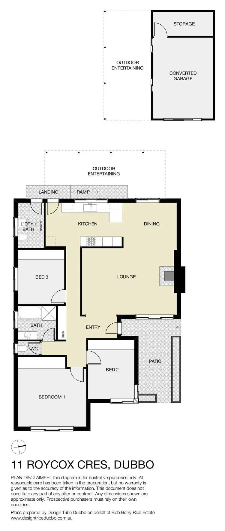 Floorplan of Homely house listing, 11 Roycox Crescent, Dubbo NSW 2830