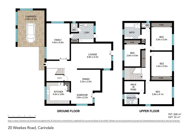 Floorplan of Homely house listing, 20 Weekes Road, Carindale QLD 4152