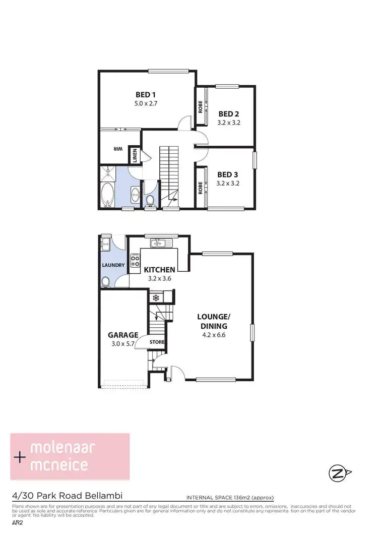 Floorplan of Homely townhouse listing, 4/30 Park Road, Bellambi NSW 2518