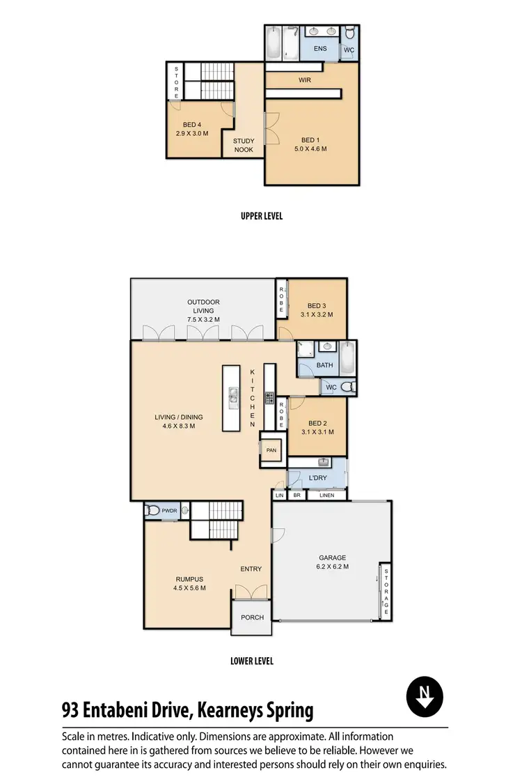 Floorplan of Homely house listing, 93 Entabeni Drive, Kearneys Spring QLD 4350