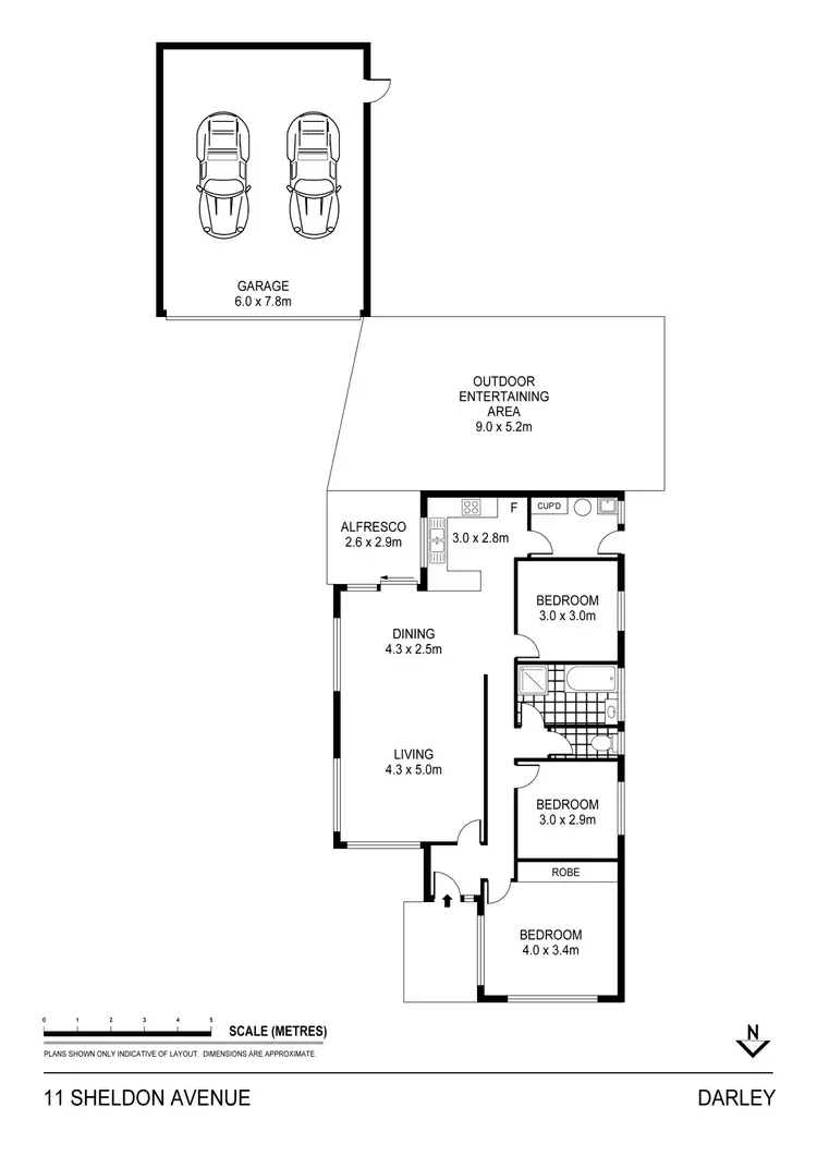 Floorplan of Homely house listing, 11 Sheldon Avenue, Darley VIC 3340