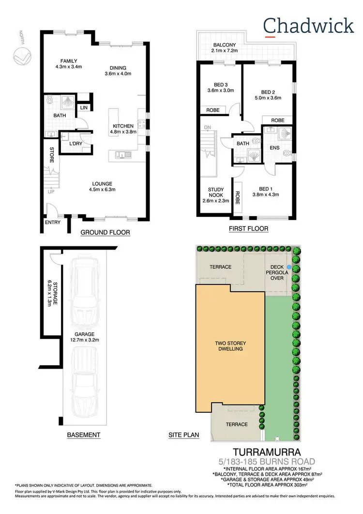 Floorplan of Homely townhouse listing, 5/183-185 Burns Road, Turramurra NSW 2074