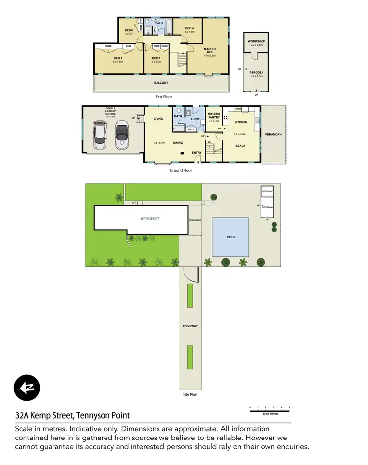 Floorplan of Homely house listing, 32A Kemp Street, Tennyson Point NSW 2111
