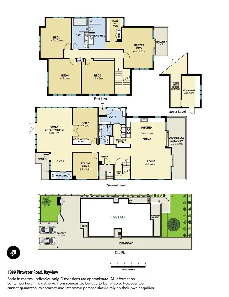 Floorplan of Homely house listing, 1889 Pittwater Road, Bayview NSW 2104