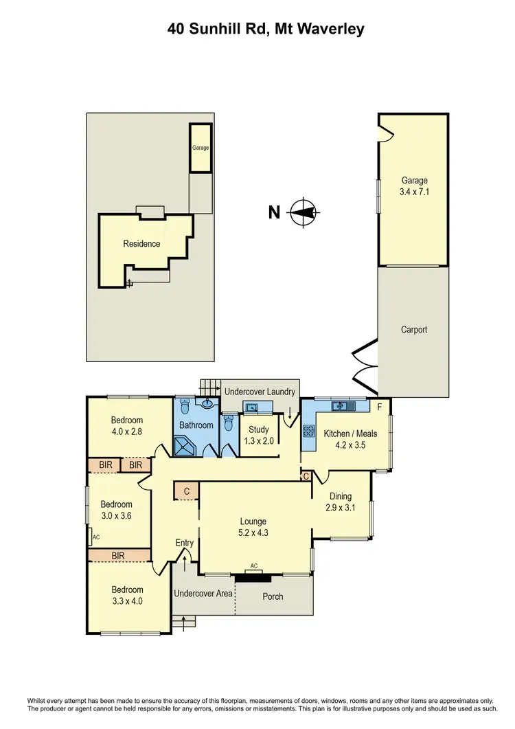 Floorplan of Homely house listing, 40 Sunhill Road, Mount Waverley VIC 3149
