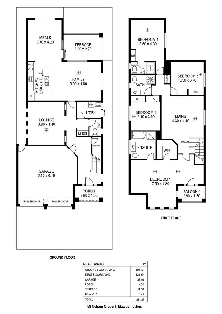 Floorplan of Homely house listing, 59 Nelson Crescent, Mawson Lakes SA 5095