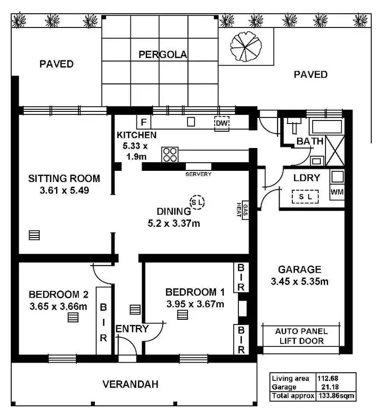 Floorplan of Homely house listing, 2 Severn Street, Gilberton SA 5081
