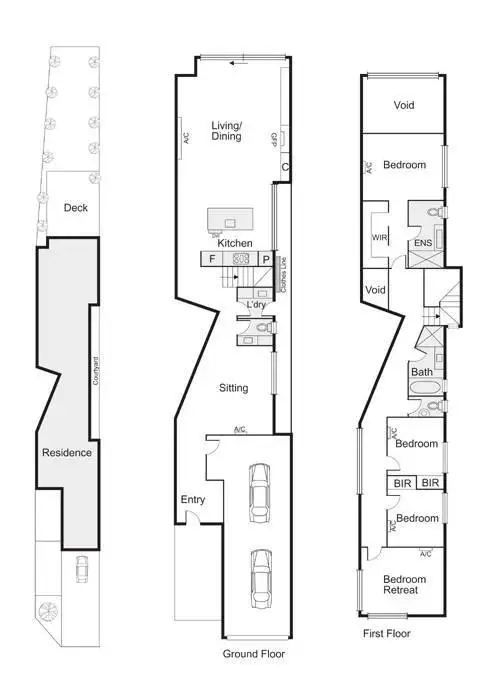 Floorplan of Homely house listing, 64A Spray Street, Elwood VIC 3184