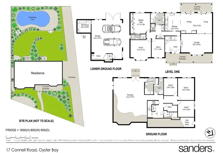 Floorplan of Homely house listing, 17 Connell Road, Oyster Bay NSW 2225