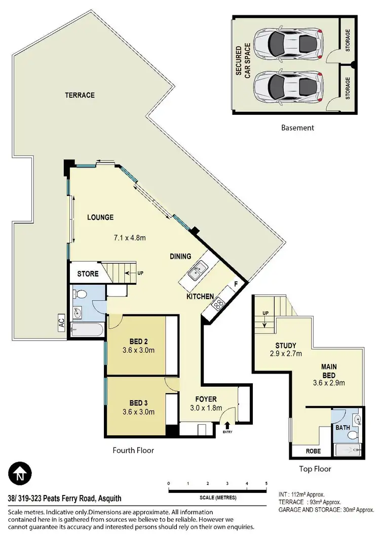 Floorplan of Homely apartment listing, 38/319-323 Peats Ferry Road, Asquith NSW 2077