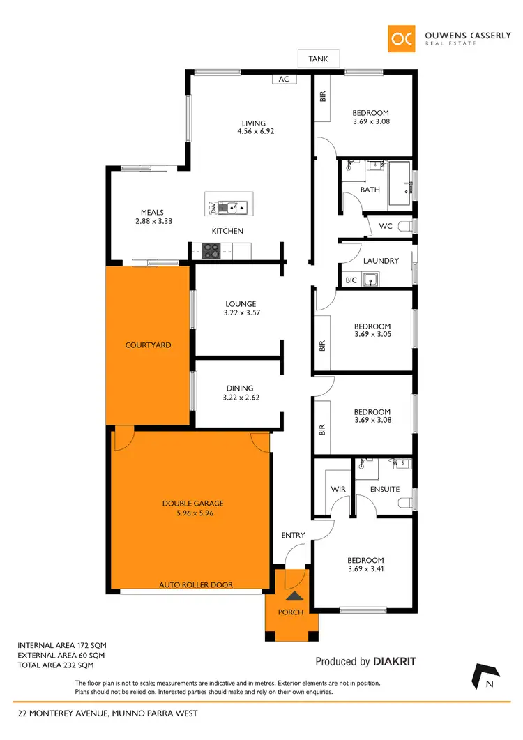 Floorplan of Homely house listing, 22 Monterey Drive, Munno Para West SA 5115