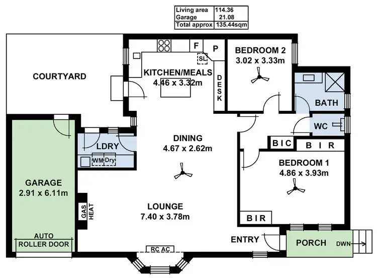 Floorplan of Homely unit listing, 6/4 Carrick Hill Drive, Springfield SA 5062