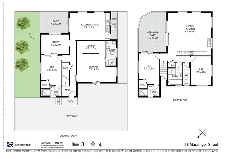 Floorplan of Homely house listing, 68 Massinger Street, Byron Bay NSW 2481