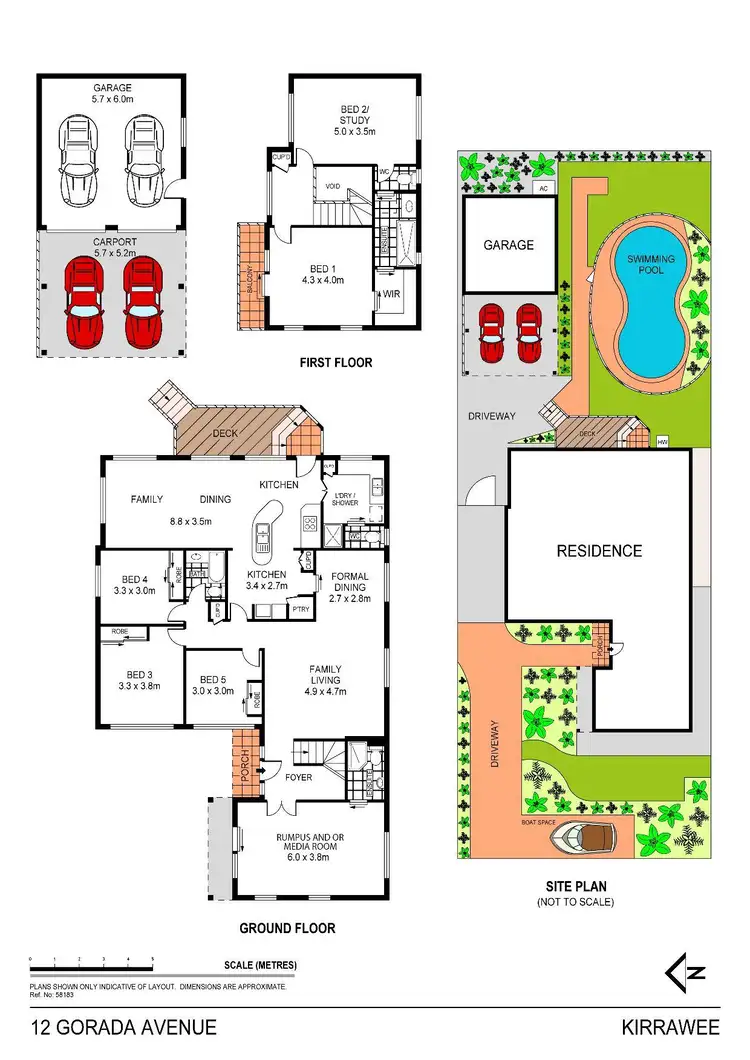Floorplan of Homely house listing, 12 Gorada Avenue, Kirrawee NSW 2232