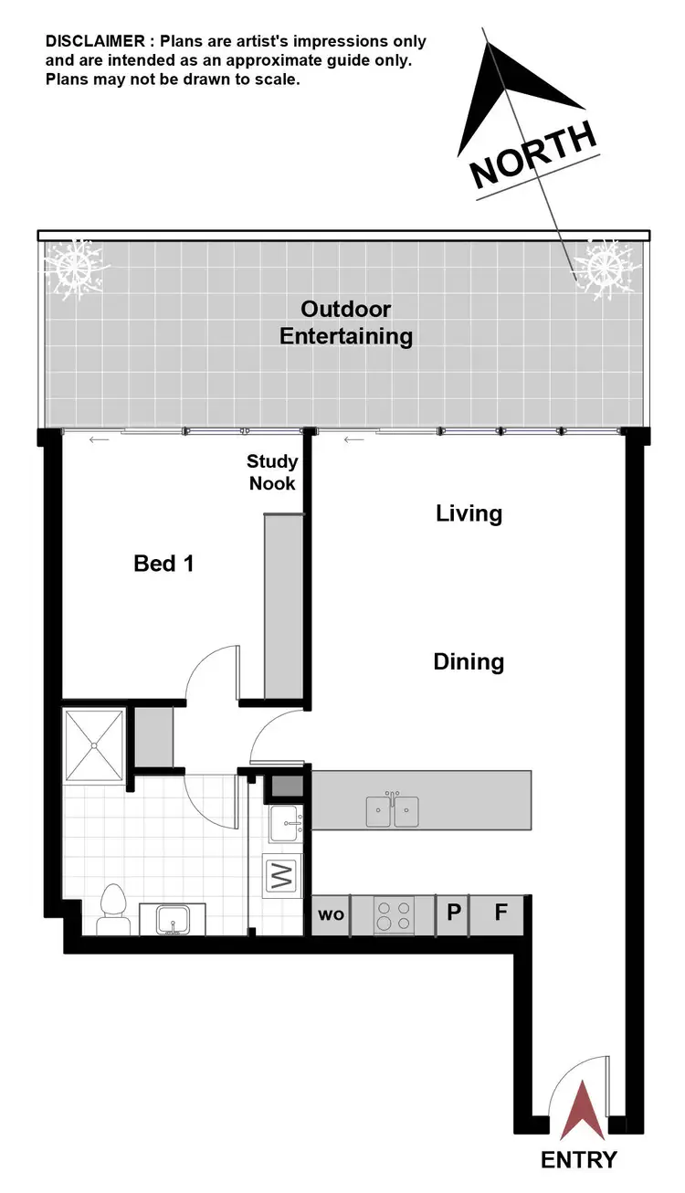 Floorplan of Homely apartment listing, 18/21 State Circle, Forrest ACT 2603