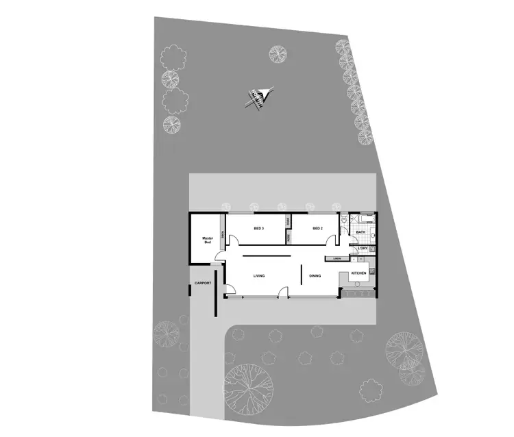 Floorplan of Homely house listing, 4 Banvard Place, Chapman ACT 2611