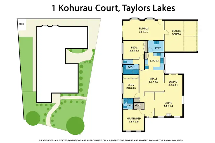 Floorplan of Homely house listing, 1 Kohurau Court, Taylors Lakes VIC 3038