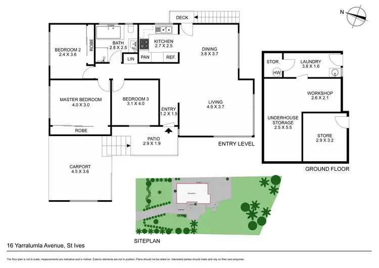 Floorplan of Homely house listing, 16 Yarralumla Avenue, St Ives NSW 2075