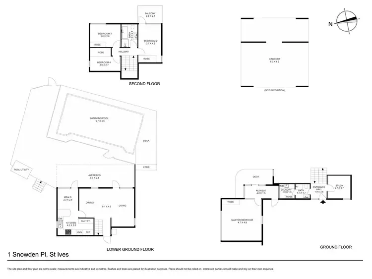 Floorplan of Homely house listing, 1 Snowden Place, St Ives NSW 2075