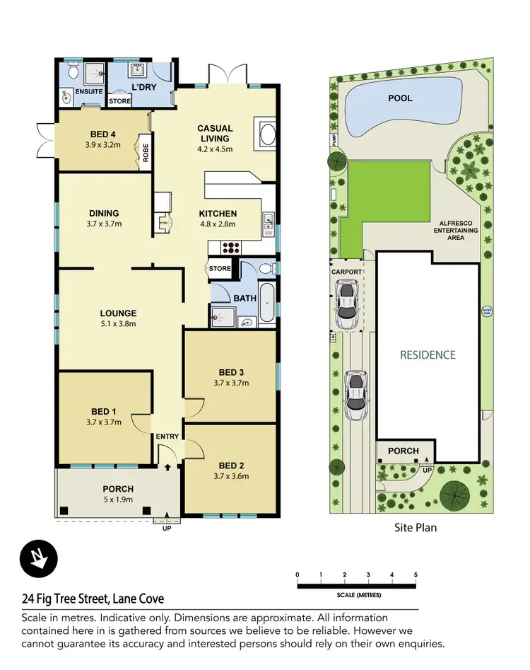 Floorplan of Homely house listing, 24 Figtree Street, Lane Cove NSW 2066