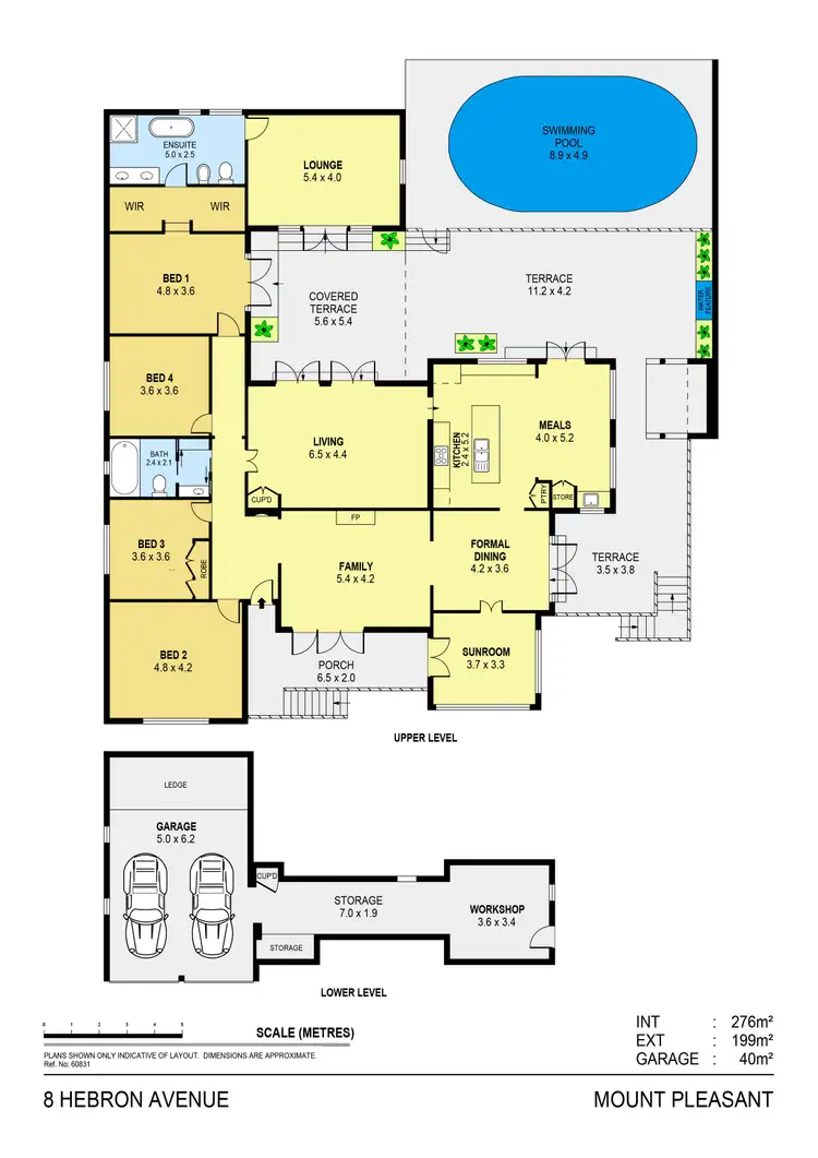 Floorplan of Homely house listing, 8 Hebron Avenue, Mount Pleasant NSW 2519