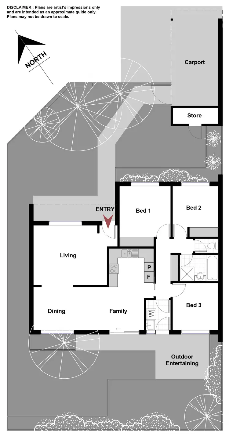 Floorplan of Homely townhouse listing, 15/26 Burdett Crescent, Theodore ACT 2905