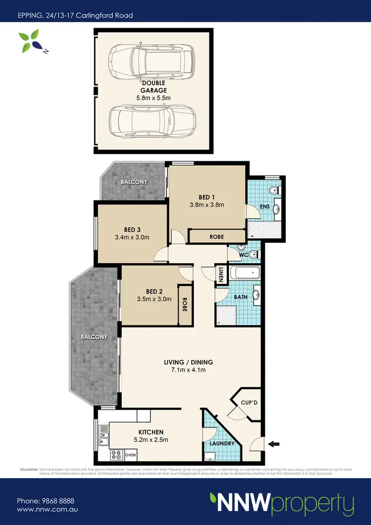 Floorplan of Homely unit listing, 24/13-17 Carlingford Road, Epping NSW 2121