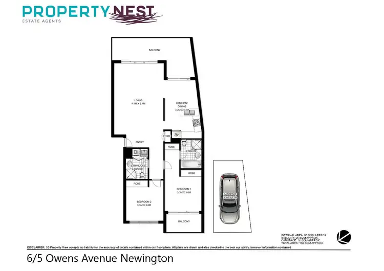 Floorplan of Homely apartment listing, 6/5 Owens Avenue, Newington NSW 2127