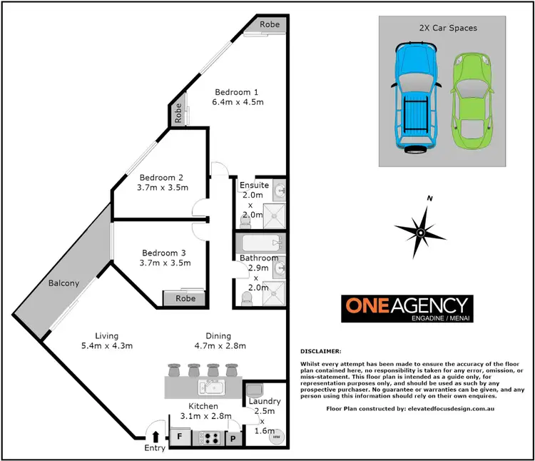 Floorplan of Homely unit listing, 6/32-36 Urunga Parade, Miranda NSW 2228