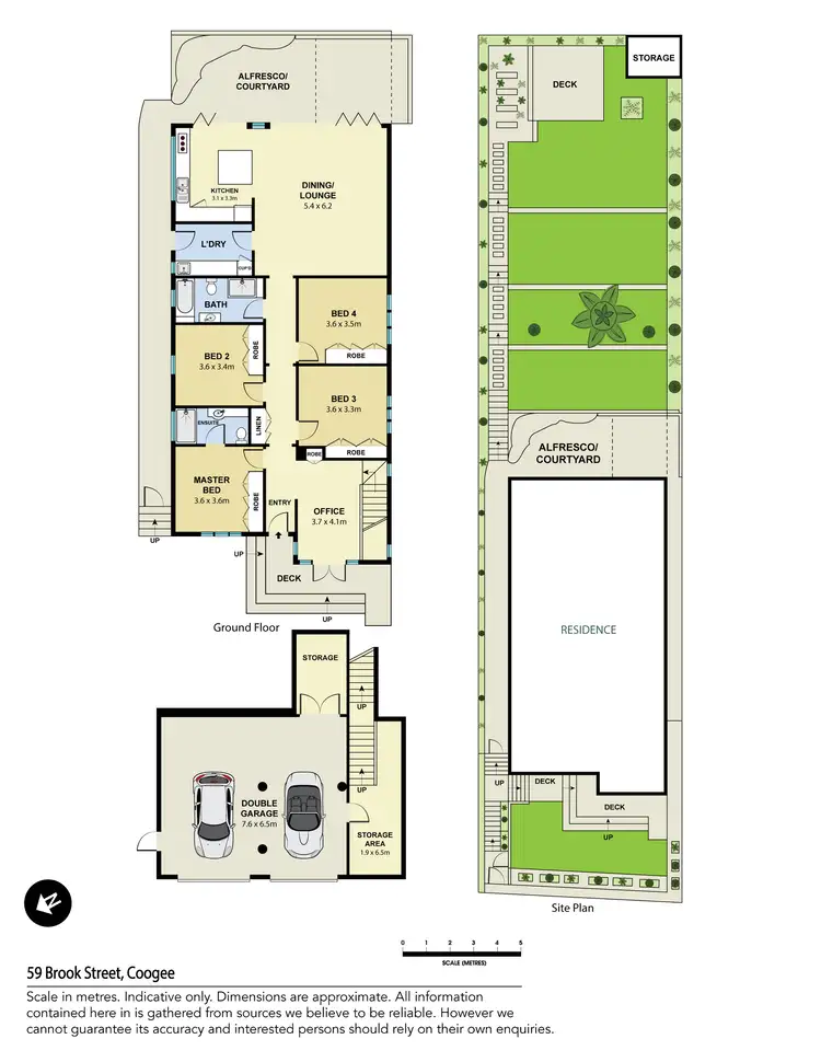 Floorplan of Homely house listing, 59 Brook Street, Coogee NSW 2034