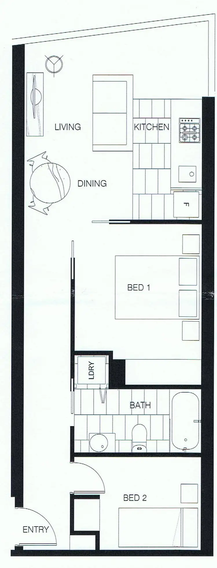 Floorplan of Homely apartment listing, Address available on request