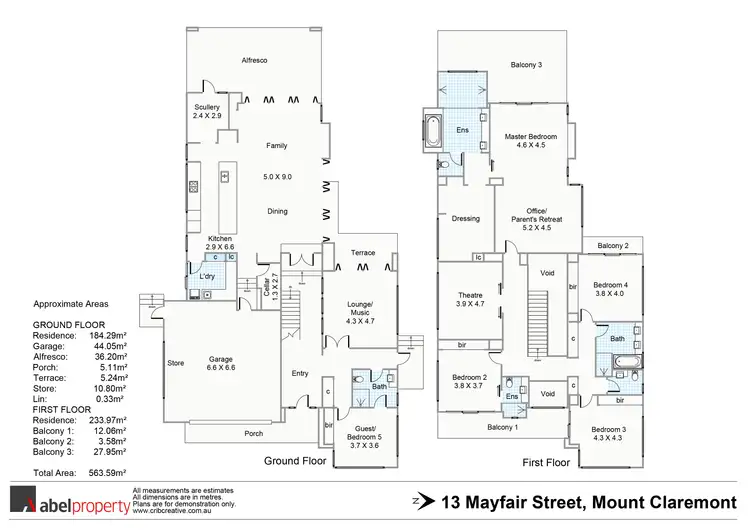 Floorplan of Homely house listing, 13 Mayfair Street, Mount Claremont WA 6010