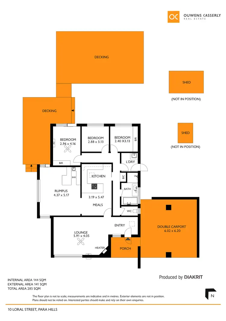 Floorplan of Homely house listing, 10 Loral Street, Para Hills SA 5096