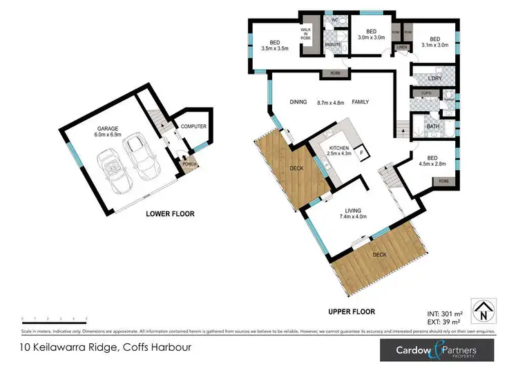 Floorplan of Homely house listing, 10 Keilawarra Ridge, Coffs Harbour NSW 2450