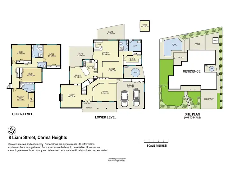 Floorplan of Homely house listing, 8 Liam Street, Carina Heights QLD 4152