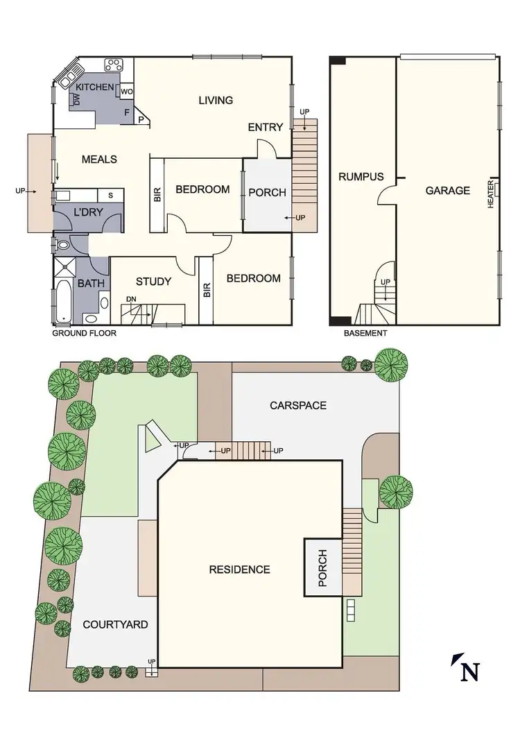 Floorplan of Homely townhouse listing, 2/44 Main Street, Diamond Creek VIC 3089
