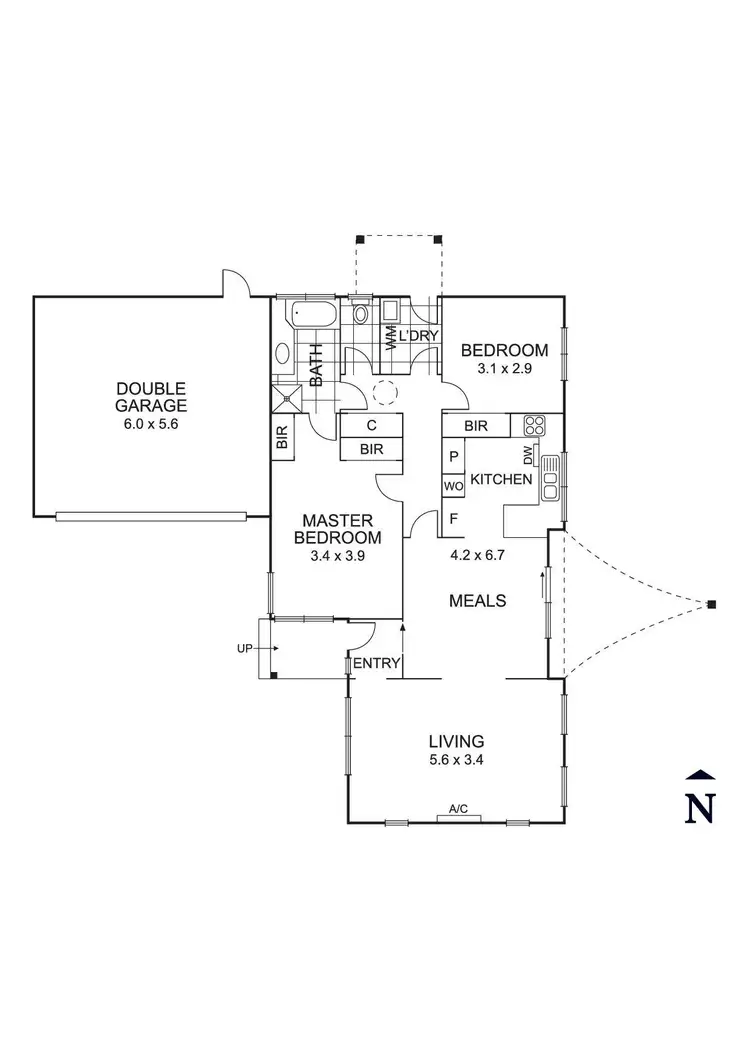 Floorplan of Homely unit listing, 1/95 Blackburn Road, Doncaster East VIC 3109