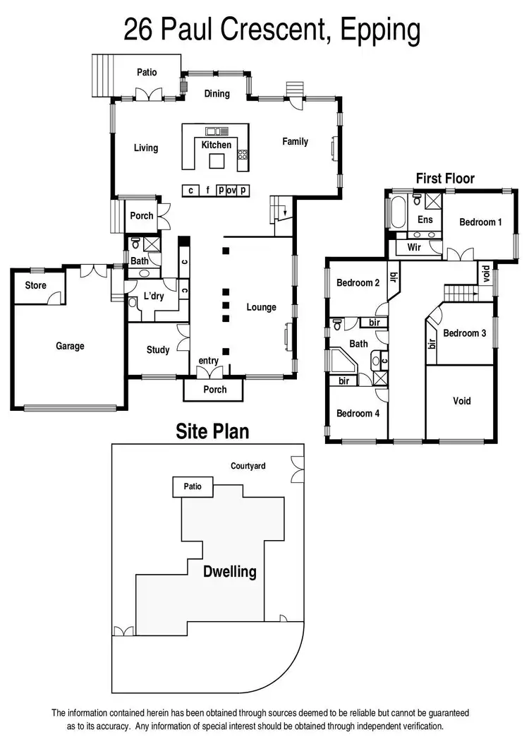 Floorplan of Homely house listing, 26 Paul Crescent, Epping VIC 3076