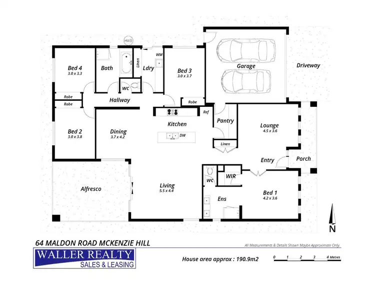 Floorplan of Homely house listing, 64 Maldon Road, Mckenzie Hill VIC 3451