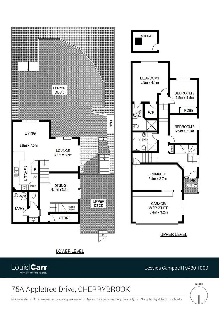 Floorplan of Homely house listing, 75a Appletree Drive, Cherrybrook NSW 2126