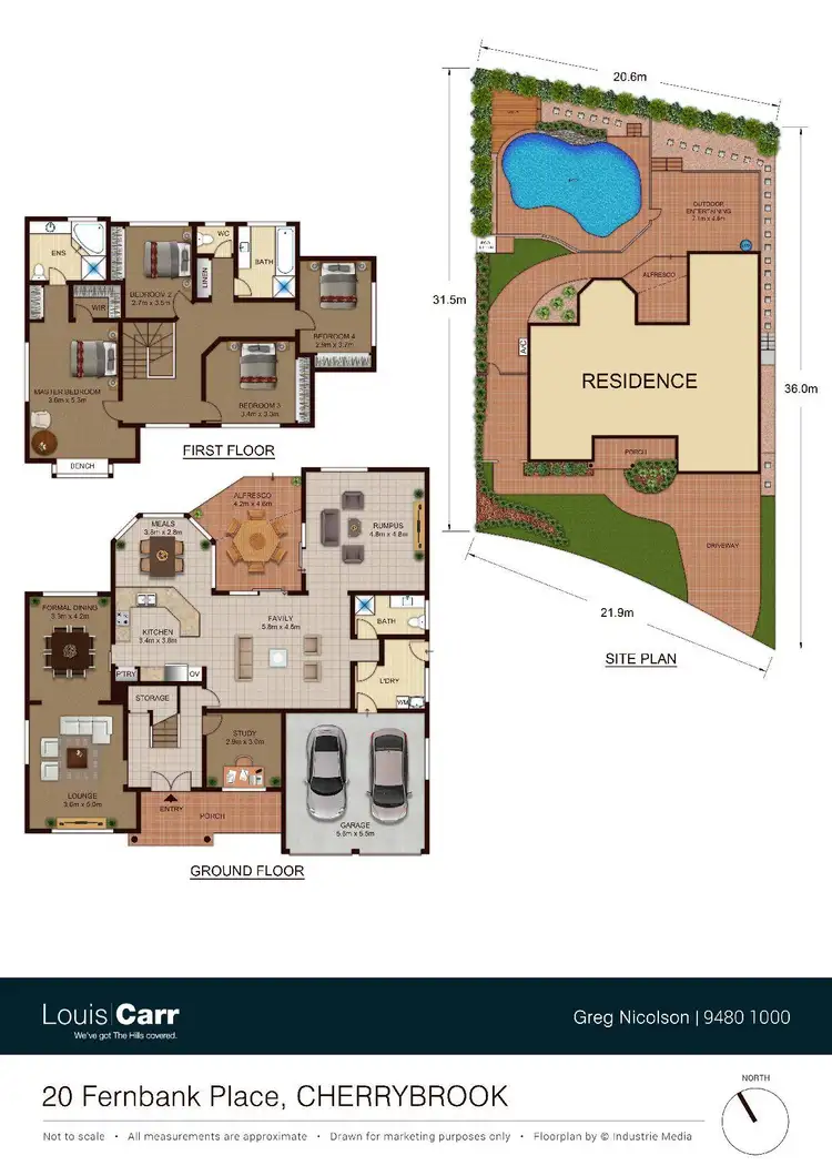 Floorplan of Homely house listing, 20 Fernbank Place, Cherrybrook NSW 2126