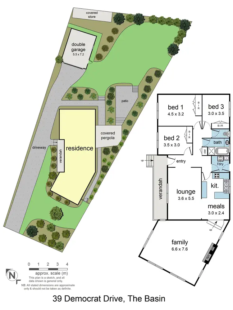 Floorplan of Homely house listing, 39 Democrat Drive, The Basin VIC 3154