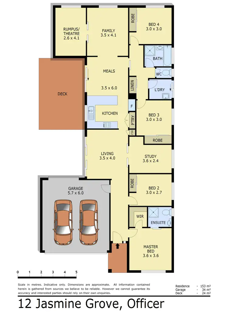 Floorplan of Homely house listing, 12 Jasmine Grove, Officer VIC 3809